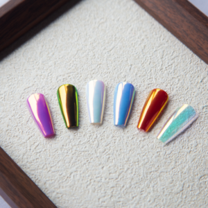 Aurora – Poudre pigmentée sirène <span class=keywords><strong>holographique</strong></span> 3D en acrylique faite à la main pour nail art, effet miroir chromé, scintillante et durable - Product Image 4