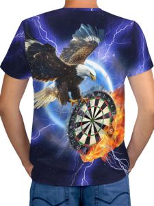 تي شيرت بتسامي ماركاكارالي يطلق العنان لشغف السهام مع تصميم نسر وسهام قابل للتخصيص - Product Image 2