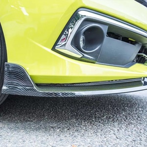 Welta Hot Selling Rear Shovel Bumper Lip Splitter Diffuser ABS Body Kit Protector Spoiler Cover Trim <b>Black</b> <b>Polished</b> Finish for - Product Image 6