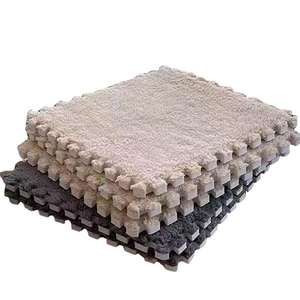 Cheveux Shaggy doux enfants Floor_<span class=keywords><strong>tel</strong></span> tapis mousse bébé Crawling_Kids tapis de jeu Mest Puzzle tapis chambre lavable Puzzle enfants adolescents - Product Image 3