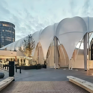 Kiến trúc thương mại hiện đại cấu trúc màng ngoài trời không thấm nước kéo vải đổ cho bãi đậu xe khách sạn phòng tập thể dục-pvdf/PTFE - Product Image 3