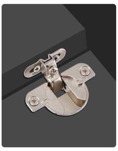 บานพับประตูบานเลื่อนตู้ครัวโลหะผสมสังกะสี แขนสั้นพิเศษ ดีไซน์ซ่อนแบบมองไม่เห็น ทันสมัย ติดตั้งแบบฝังเรียบ สำหรับห้องนั่งเล่นและห้องนอน - Product Image 4