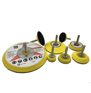 Bantalan ampelas pemoles Mobil Multi ukuran Material PU kekerasan sedang dapat disesuaikan dukungan OBM OEM untuk furnitur kayu - Product Image 2