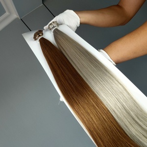 Jasminebeauty Extensiones de Cabello Rubio Virgen Ruso de Calidad Profesional para Salón, Puntas Planas, Venta al por Mayor, Extensiones de Cabello con Punta Nano Pre-adheridas - Product Image 6