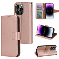 Étui de luxe pour iPhone 14 13 12 11 Pro Max, étui à rabat en cuir, portefeuille pour téléphone portable, coque magnétique antichoc avec porte-cartes
