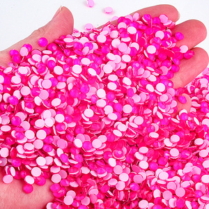 BOBOHOO, cuentas sueltas fluorescentes de alta calidad, cristal plano, Serie de neón, diamantes de imitación sin fijación <span class=keywords><strong>en</strong></span> caliente para arte de uñas, manualidades DIY - Product Image 4