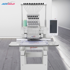Machine à broder plate monotête commerciale informatisée automatique 9/12 aiguilles pour T-shirts, casquettes, logos – Idéale pour les débutants - Product Image 2