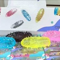 Nouveaux produits transfrontaliers : Nouveaux jouets de décompression créatifs en Vaseline, simulation de concombre de mer, à récupération lente, décorations fantaisie