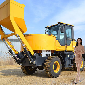 Camión hormigonera Camiones hormigonera móvil Mezcladora de hormigón 1.6m3 Dimensiones del mezclador de carga automática - Product Image 1