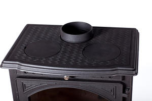 Poêle à <span class=keywords><strong>bois</strong></span> domestique utilisable pour la cuisson. <span class=keywords><strong>Cheminée</strong></span> pour cuisiner et chauffer. - Product Image 4