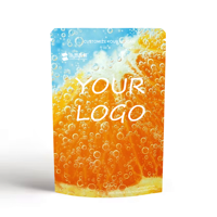3.5 grammes 7g 14g Design emballage anti-odeur pochette debout sac à fermeture éclair en mylar imprimé personnalisé
