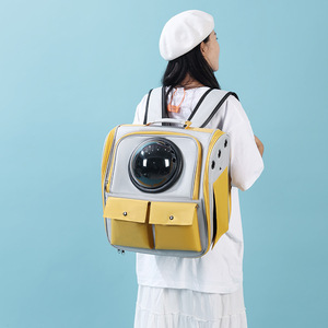Custom Foldable Warm Large Capacity Dog <b>Cat</b> Space Capsule Pet <b>Backpack</b> Portable Breathable Carrier for Outdoor Use - Product Image 3