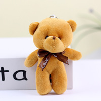 Pendentif Ours en Peluche de 4 Pouces, Ours Jumeaux, Petite Poupée Ours, Jouet en Peluche, Pendentif de Sac, Cadeau Créatif pour Enfants