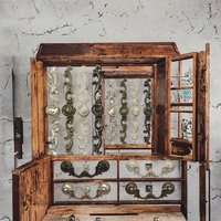 Poignées d'armoire en laiton antique tire en laiton vieilli tiroir tirer poignée commode bouton tirer Vintage armoire poignée bouton placard tire