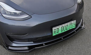 Kit de parachoques delantero para coche, alerones <span class=keywords><strong>Mods</strong></span> brillantes compatibles con Tesla modelo 3, 2017, 2018, 2019, 2020, 2021, 2022, accesorios - Product Image 6