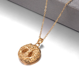 Vente en gros <span class=keywords><strong>de</strong></span> collier personnalisé avec <span class=keywords><strong>pendentif</strong></span> urne en frêne en acier inoxydable <span class=keywords><strong>arbre</strong></span> <span class=keywords><strong>de</strong></span> <span class=keywords><strong>vie</strong></span> en or <span class=keywords><strong>et</strong></span> en <span class=keywords><strong>argent</strong></span> 18 carats - Product Image 3
