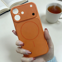 Coque de protection antichoc magnétique couleur originale pour iPhone 17 Pro Max 16 15 Plus 14 13 avec protection d'objectif – Vente en gros