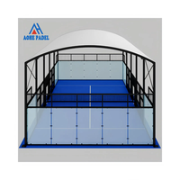 Court de padel classique professionnel avec toit, tente imperméable fabriquée en usine