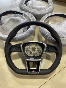 พวงมาลัยรูปตัว D มีรูพรุนสำหรับกีฬาพื้นแบน A8 A7 <span class=keywords><strong>A6</strong></span> Audi - Product Image 2