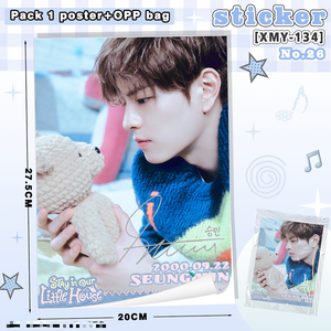 สติกเกอร์ติดผนังขนาดใหญ่ อัลบั้มใหม่ของ Stray Kids รูปเฟลิกซ์ ฮัน บังชาน ชางบิน สินค้าของสะสมรูปภาพดารา - Product Image 5