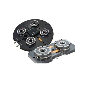Système de serrage à point zéro SMW-AUTOBLOK APS140 avec fonction turbine pour le traitement des barres d'acier - Product Image 1