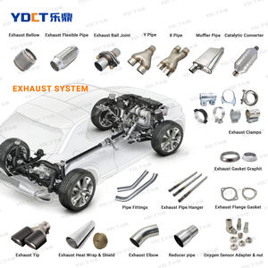 Silencieux d'échappement Flexible SS304, <span class=keywords><strong>prix</strong></span> d'usine, vente en gros, 2x8 - Product Image 6