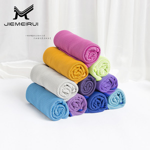ผ้าเช็ดตัวเย็น Jiemeirui ขนาด 30x100 ซม. ผลิตจากไมโครไฟเบอร์ ช่วยลดอุณหภูมิร่างกาย เหมาะสำหรับออกกำลังกายที่ยิมและฟิตเนส - Product Image 2