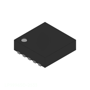 Regulador de Voltaje Lineal IC, Fijo, LDO, Canal 10, WFDFN, Pines Expuestos, Compre Componentes Electrónicos en Línea, LP3996SD-2533, Alimentación - Product Image 1