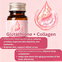 Bonbons gélifiés au glutathion et au collagène, saveur originale, marque privée OEM, antioxydant, soutien immunitaire, soin de la peau, complément beauté
