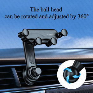 Supporto per telefono con sfiato per auto a gravità porta cellulare che non blocca mai lo sfiato con <span class=keywords><strong>braccio</strong></span> girevole - Product Image 4