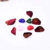Décoration personnalisée en forme de cœur en verre de Murano rouge, 25mm, pour la saint-valentin, offre spéciale