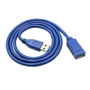 Câble d'extension USB 3.0 mâle-femelle, 3m 5m, bleu, câble de données à couverture complète, double blindage, fil de cuivre - Product Image 1