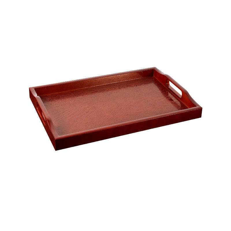 (สีน้ำตาล) ลายไม้เทียม ขนาดเล็ก 36*23*4ซม
