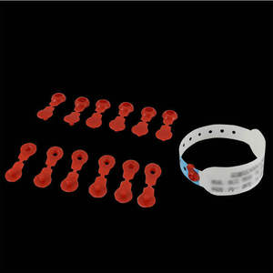 Pulsera Desechable, Hebilla de Plástico Integrada Duradera, Pulsera Impresa con Máquina de Impresión Térmica, Etiqueta Duradera Promocional - Product Image 3