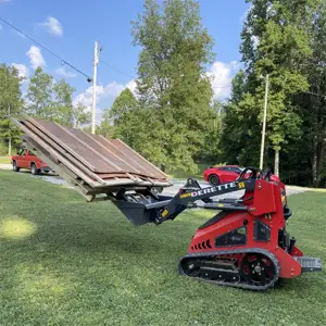 DRT430 Derette Mini Skid Steer Loader For Imported Engine Forestry Machinery Small Loaders