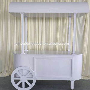 Large Candy <strong>Cart</strong> Solid White PVC Wedding Birthday Party <strong>Cart</strong> <strong>Sweet</strong> <strong>Cart</strong> - Product Image 2