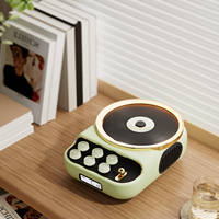 KUANGXIANG 2025 gadget rumah tren portabel, pemutar CD/DVD/VCD dengan lampu pernapasan Bluetooth 5.3 Radio FM dan Slot kartu TF