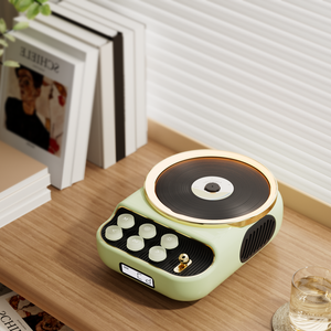 KUANGXIANG 2025 Gadgets pour la maison <span class=keywords><strong>Lecteur</strong></span> <span class=keywords><strong>CD</strong></span>/DVD/VCD portable tendance avec lampe respiratoire Bluetooth 5.3 Radio FM et fente pour carte TF - Product Image 4
