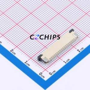 FPC-1.0AX-18PWCR-H25 FFC/FPC Connector SMD,P=1mm,Horizontal Mount Connector Drawer Type Bottom Contact 18P 1mm - Product Image 2
