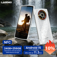 Precios Competitivos al por Mayor, Teléfono Inteligente Resistente de Alto Rendimiento con 24 GB + 256 GB, LAGENIO Panther2 Pro, Cámara de 50 MP, Pantalla de 600 nit