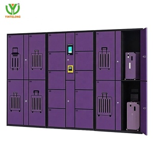 Yinlong Quét Mã Tự Phục Vụ Thông Minh Hành Lý Lưu Trữ Ngoài Trời Bãi Biển Không Thấm Nước Chia sẻ Lưu Trữ <span class=keywords><strong>Locker</strong></span> Thanh Toán Bằng Thẻ - Product Image 6