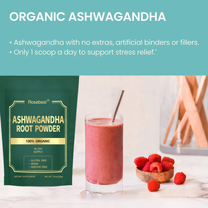Rosebest Groothandel Bulk Natuurlijk 100% Biologisch <span class=keywords><strong>Ashwagandha</strong></span> Wortel Extract Poeder Supplement in Zakjes Ondersteunt Stressverlichting en Slaap - Product Image 5