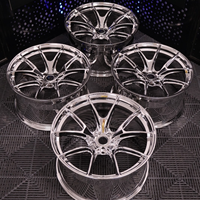 Rines Forjados Personalizados de Aluminio Cromado Cóncavo Profundo de 18-24 Pulgadas 5x114.3/5x120/5x112/5x110 para BMW M2 F87 Corvette Toyota Corolla