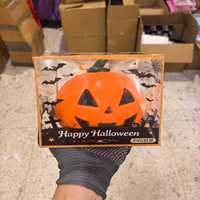 Grande citrouille d'Halloween de 15 cm, jouet souple à remontée lente, Jack-o'-lantern, jouet anti-stress à presser, cadeau de fête d'Halloween