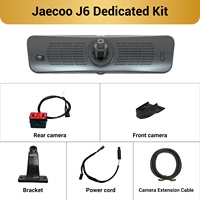 Caméra de recul numérique 2K Sinjet pour Jaecoo J6 avec Wi-Fi, écran complet 9,2 pouces, H10 Pro Mirror DashCam