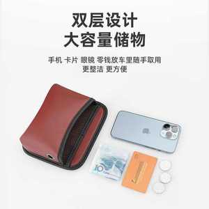 Car <b>Storage</b> Bag Leather Organizer Multi Functional For Driver Passenger <b>Seat</b> Center Console - Product Image 4
