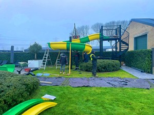 Tobogán de Agua en Espiral para Parque Acuático, Equipo para <span class=keywords><strong>Juegos</strong></span> al Aire Libre para Piscina - Product Image 3