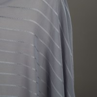 Tissu en mousseline de polyester fil d'argent 9908 pour écharpes d'enfants, respirant, doux, personnalisé pour les grossistes de Bahreïn, de la Jordanie et d'Égypte
