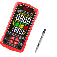 ZLLJMETER Multimeter LCD Digital Rentang Otomatis ZL126B Tegangan AC/DC 0-750V DC 0-600V Resistansi 0-100Mohm Dioda Kapasitansi