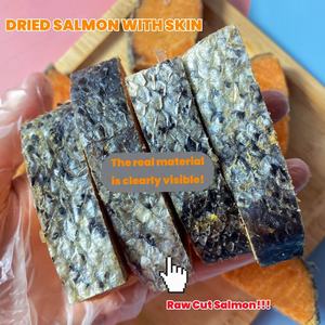 Saumon lyophilisé avec peau 100g – Friandises et aliments pour chats et chiens en gros – Bouchées crues de saumon <span class=keywords><strong>atlantique</strong></span> mi-ventre - Product Image 2